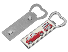 Mini Cooper Sport 2000 (red) Bottle Opener Fridge Magnet